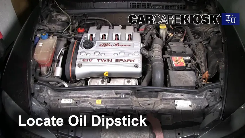 2007 Alfa Romeo 147 T.Spark 1.4L 4 Cyl. Oil Check Oil Level